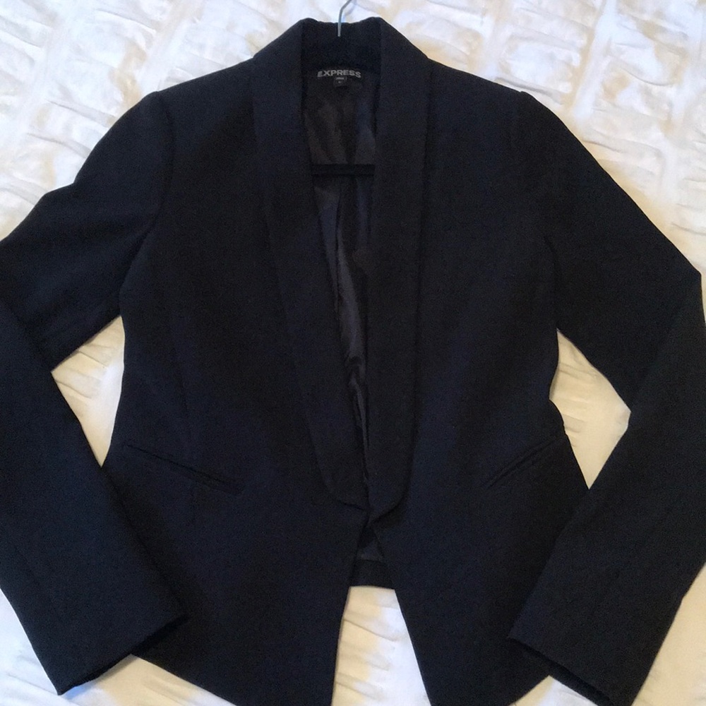 Express black blazer, size 0